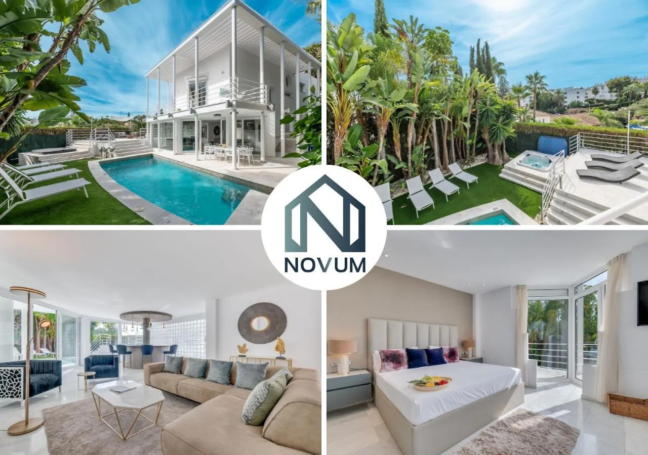 Tropical 4 Bdrm Villa In Prime Location W Jacuzzi Marbella
